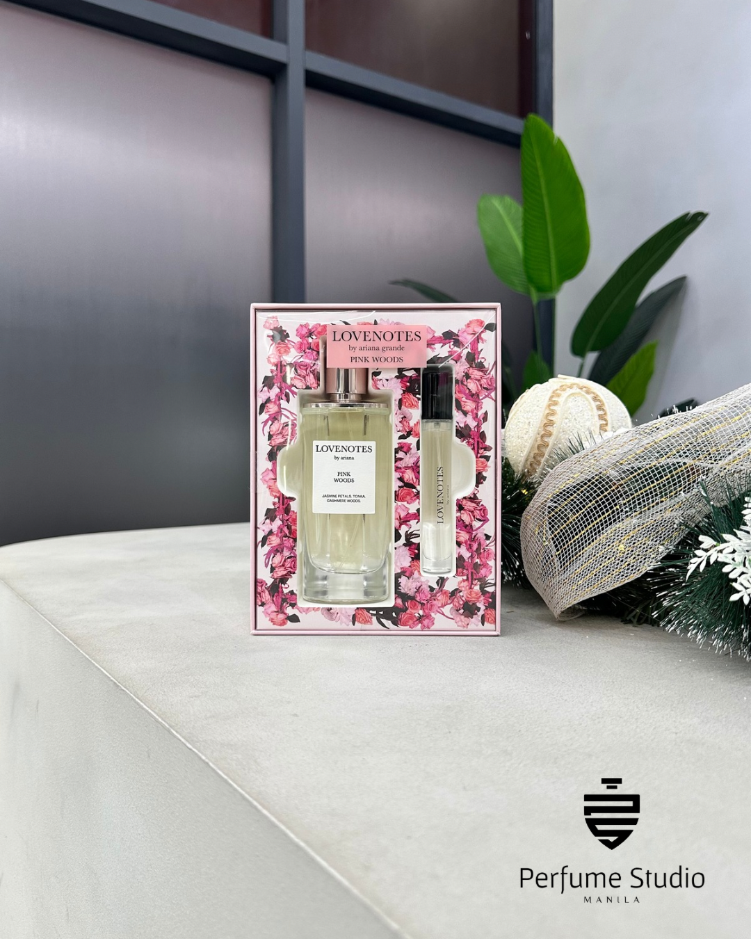 Ariana Grande LOVENOTES PINK WOODS EDP Set 100ml & 10ml