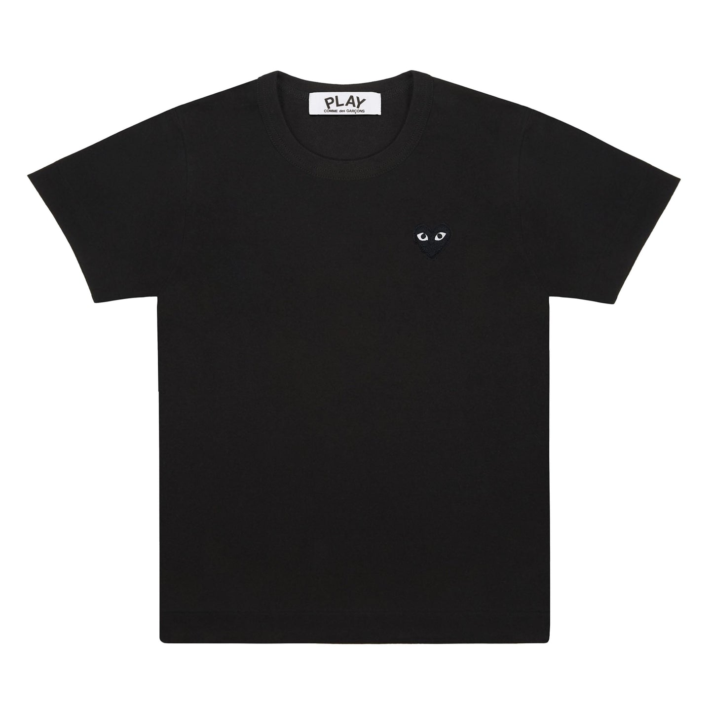 PLAY by Comme des Garçons Black T-Shirt with Black Heart