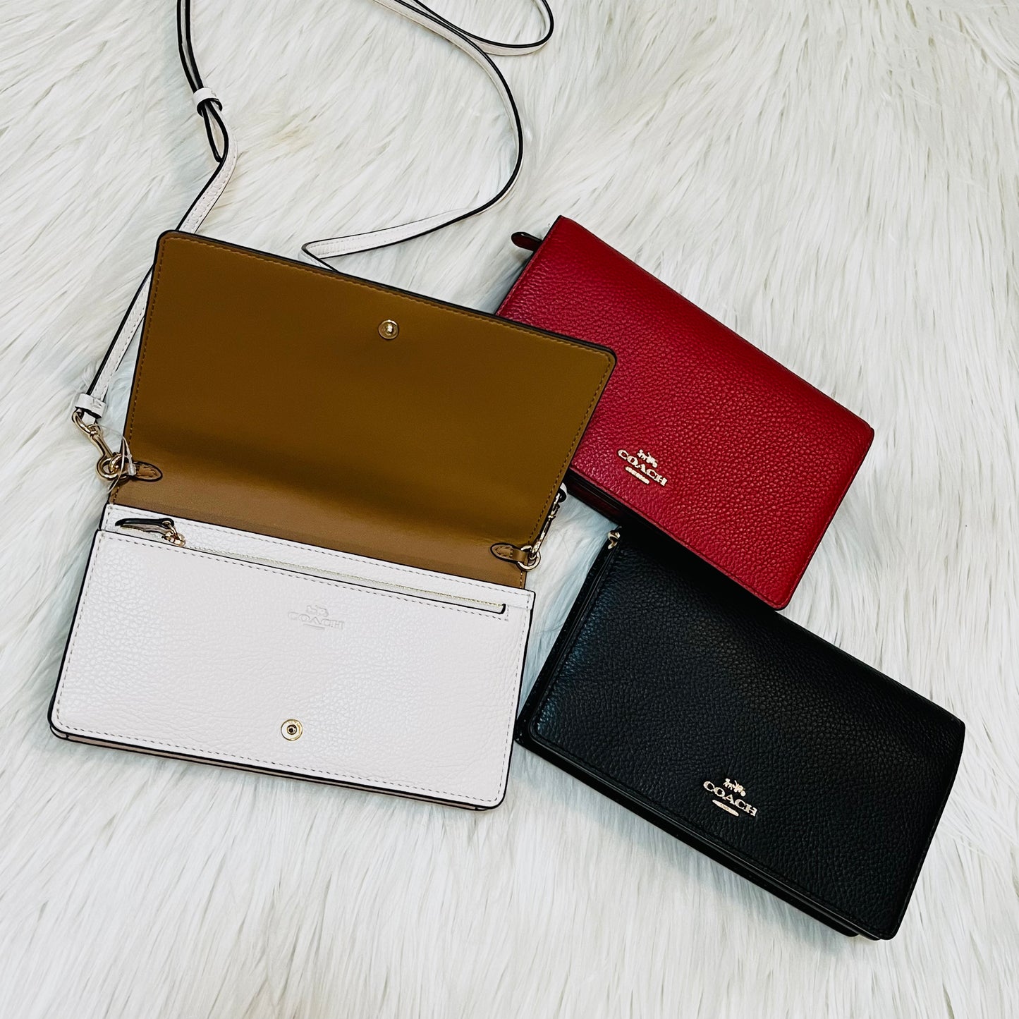 Coach Anna Foldover Crossbody Clutch