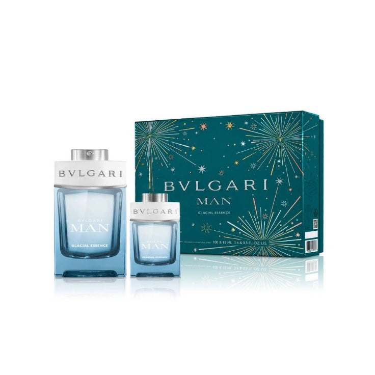 Bvlgari Man Glacial Essence EDP Set 100ml & 15ml