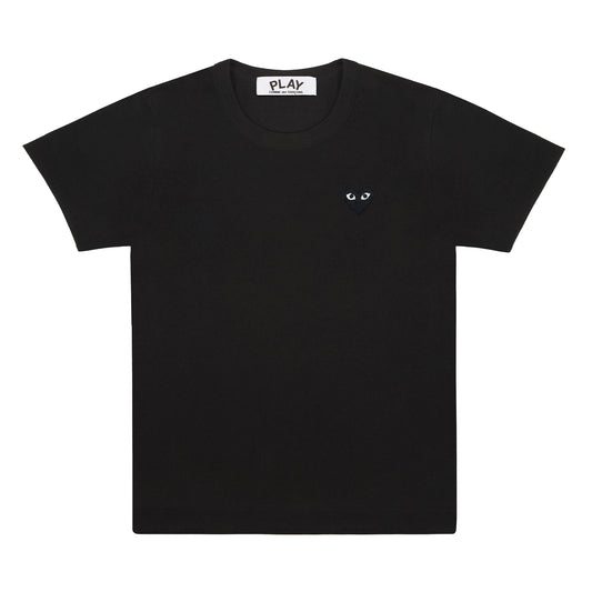 PLAY by Comme des Garçons Black T-Shirt with Black Heart