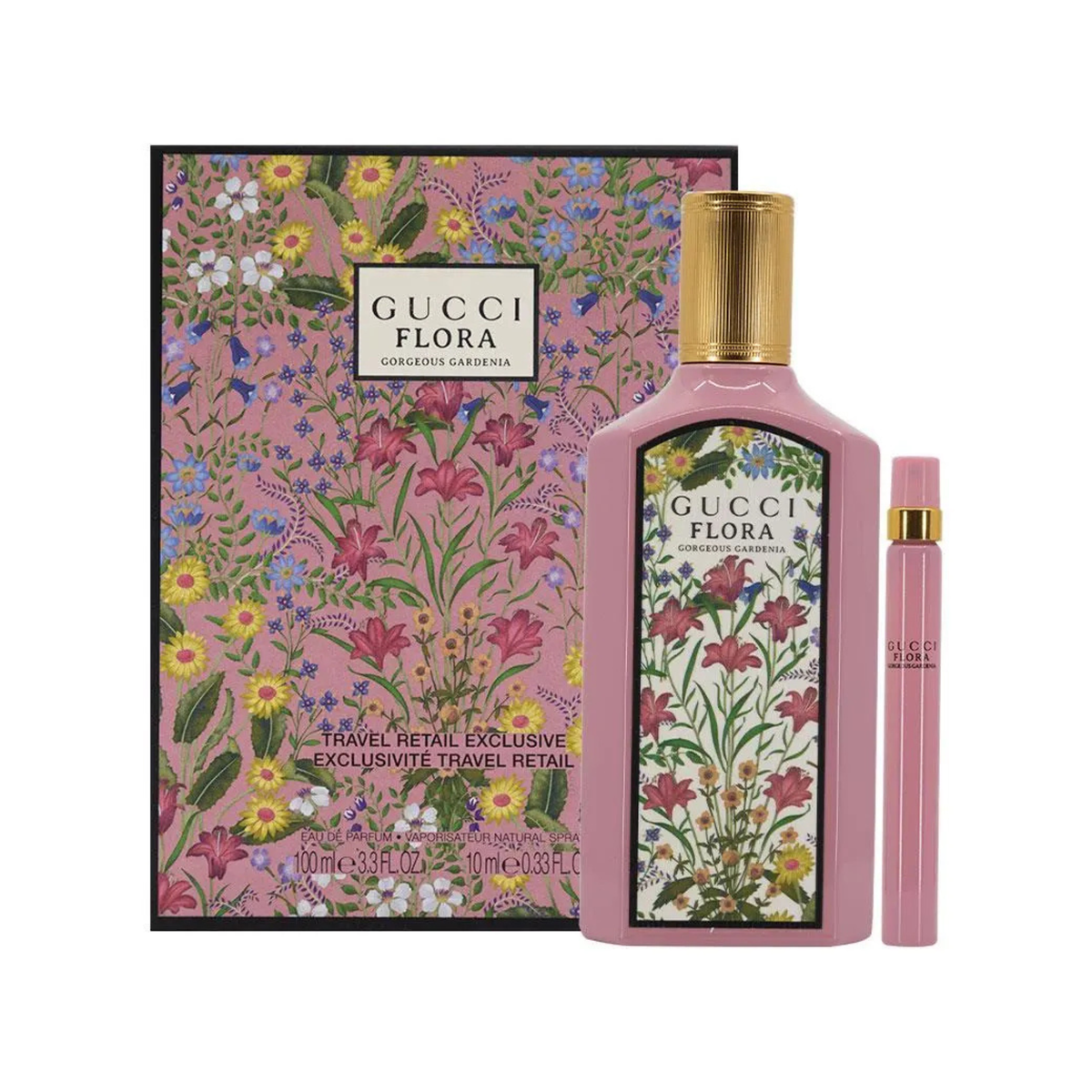 Gucci Flora Gorgeous Gardenia EDP Travel Retail Exclusive 100mlx10ml