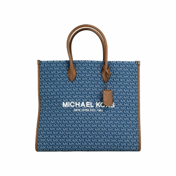 Mk blue tote bag shop